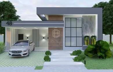 Imagem: A casa em condomínio possui 3 Dormitórios, 4 Banheiros, 4