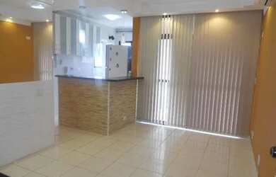 Imagem: O apartamento possui 1 Dormitório, 1 Banheiro, 1 Vaga na garagem