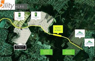 Imagem: O terreno possui 200m² de Área e está localizado em Morada