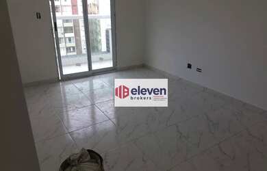 Imagem: O apartamento possui 1 Dormitório, 1 Banheiro, 1 Vaga na garagem