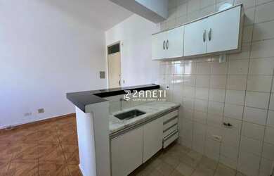 Imagem: O apartamento possui 1 Dormitório, 1 Banheiro, 36m² de Área