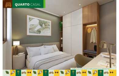 Imagem: A casa em condomínio possui 2 Dormitórios, 2 Banheiros, 1