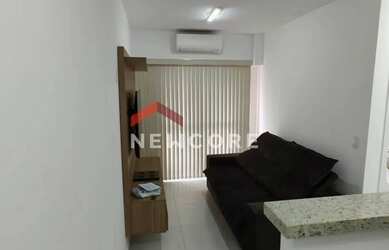 Imagem: O apartamento possui 1 Dormitório, 1 Banheiro, 1 Vaga na garagem