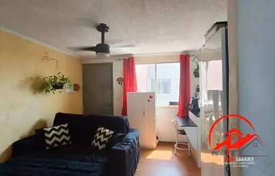 Imagem: O apartamento possui 2 Dormitórios, 1 Banheiro, 1 Vaga na garagem