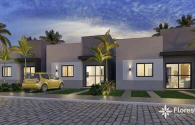 Imagem: A casa em condomínio possui 2 Dormitórios, 1 Banheiro, 2 Vagas