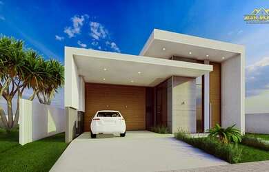 Imagem 4: Belíssima casa com 4 quartos em condomínio, cozinha com ilha, quintal,...