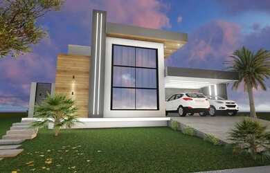 Imagem: A casa em condomínio possui 3 Dormitórios, 3 Banheiros, 2