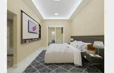 Imagem: A casa possui 3 Dormitórios, 4 Banheiros e 450m² de Área