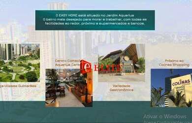 Imagem 3: Apartamento com 1 dormitório à venda, 48 m² por R$ 346.608,00 - Jardim Aquarius - São José