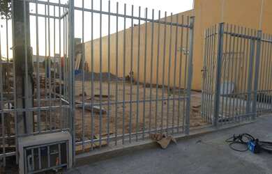 Imagem 1: Fabricação de grades em tubos quadrados