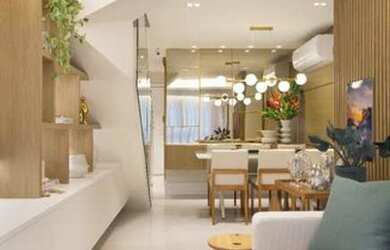 Imagem: O apartamento na cobertura possui 3 Dormitórios, 3 Banheiros