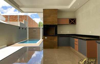 Imagem: A casa em condomínio possui 3 Dormitórios, 2 Banheiros, 2