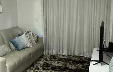 Imagem: O apartamento possui 1 Dormitório, 1 Banheiro, 1 Vaga na garagem