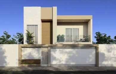 Imagem: A casa possui 3 Dormitórios, 2 Banheiros, 2 Vagas na garagem