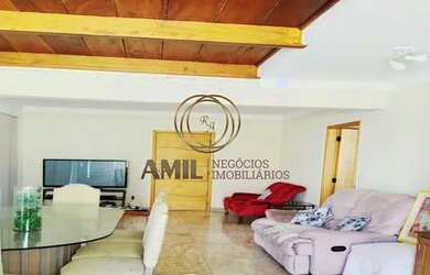 Imagem: O apartamento na cobertura possui 4 Dormitórios, 5 Banheiros