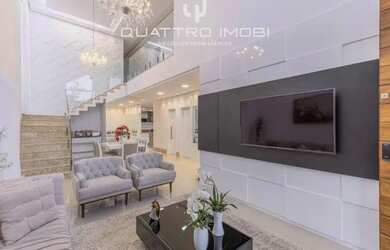 Imagem: A casa em condomínio possui 4 Dormitórios, 5 Banheiros, 4