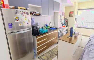 Imagem 3: Apto 50m² - Piscine Brás sem vaga Torre Atlântico - vista p/ piscina