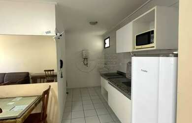 Imagem 4: Quarto e Sala Beira-mar com Varanda Mobiliado no Edifício Neo 1.0