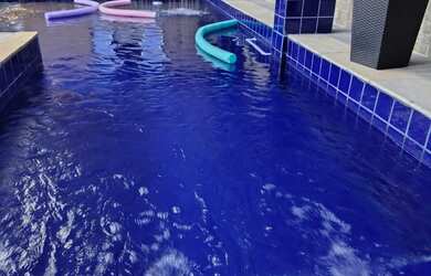 Imagem 7: Casa com piscina praia grande temporada festa aniversário churrasqueira...