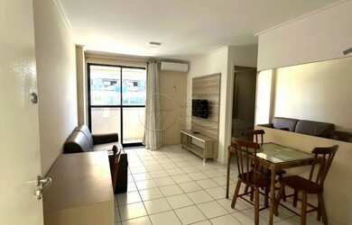 Imagem 5: Quarto e Sala Beira-mar com Varanda Mobiliado no Edifício Neo 1.0