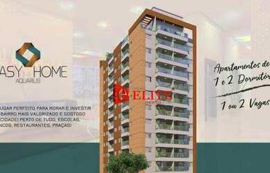 Imagem 2: Apartamento com 1 dormitório à venda, 48 m² por R$ 346.608,00 - Jardim Aquarius - São José