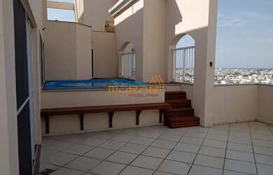 Imagem: O apartamento na cobertura possui 2 Dormitórios, 2 Banheiros