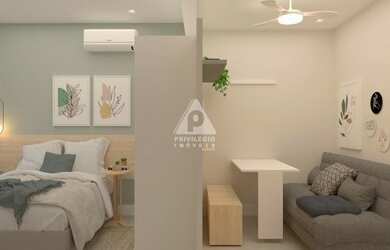 Imagem: A kitnet possui 1 Dormitório, 1 Banheiro, 30m² de Área, Imóvel