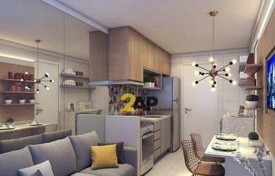 Imagem: O apartamento possui 1 Dormitório, 1 Banheiro, 27m² de Área