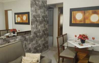 Imagem: O apartamento possui 2 Dormitórios, 1 Banheiro, 1 Vaga na garagem