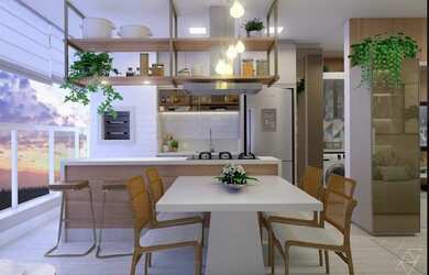 Imagem: O apartamento possui 2 Dormitórios, 2 Banheiros, 1 Vaga na