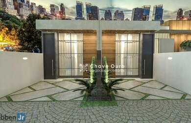 Imagem: A casa possui 3 Dormitórios, 2 Banheiros, 2 Vagas na garagem