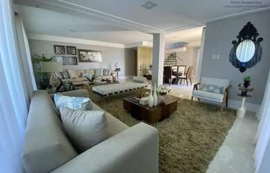 Imagem: O apartamento na cobertura possui 4 Dormitórios, 5 Banheiros