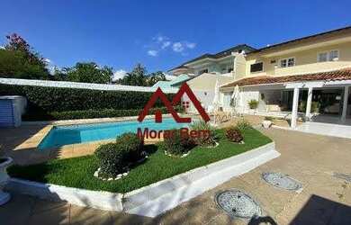 Imagem: A casa em condomínio possui 5 Dormitórios, 5 Banheiros, 3