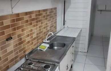 Imagem: A kitnet possui 1 Dormitório e 1 Banheiro e está localizado