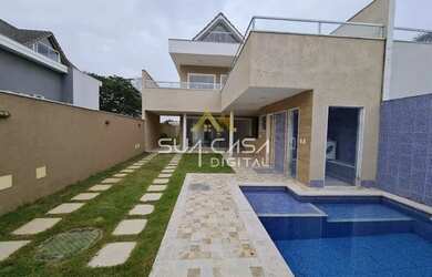 Imagem: A casa em condomínio à venda possui 3 Dormitórios, 5 Banheiros