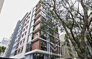 Imagem: O apartamento possui 1 Dormitório, 1 Banheiro, 1 Vaga na garagem