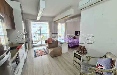 Imagem: O studio possui 1 Dormitório, 1 Banheiro, 1 Vaga na garagem