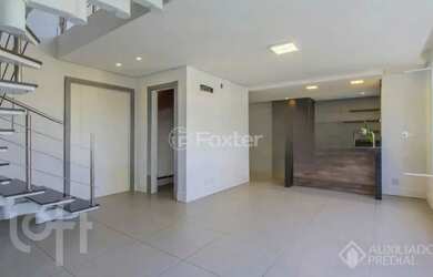 Imagem: O apartamento possui 1 Dormitório, 1 Banheiro, 1 Vaga na garagem