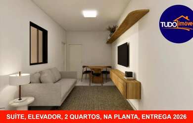 Imagem: O apartamento possui 2 Dormitórios, 2 Banheiros, 58m² de Área