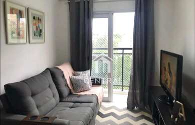 Imagem: O apartamento possui 2 Dormitórios, 1 Banheiro, 1 Vaga na garagem