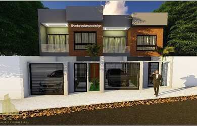 Imagem: A casa possui 2 Dormitórios, 2 Banheiros, 1 Vaga na garagem