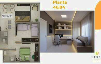 Imagem 7: Apartamento à venda, 46 m² por R$ 183.088,50 - Tambiá - João Pessoa/PB