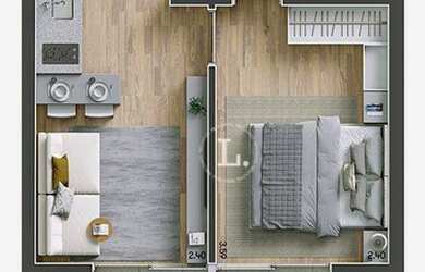 Imagem 5: Apartamento à venda, 38 m² por R$ 355.000 - Ipiranga - São Paulo/SP