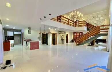 Imagem: A casa em condomínio possui 4 Dormitórios, 5 Banheiros, 5