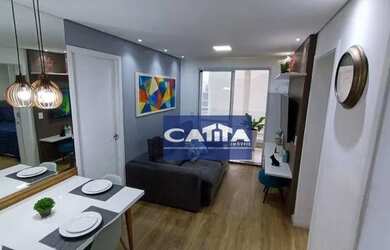 Imagem: O apartamento possui 2 Dormitórios, 1 Banheiro, 1 Vaga na garagem