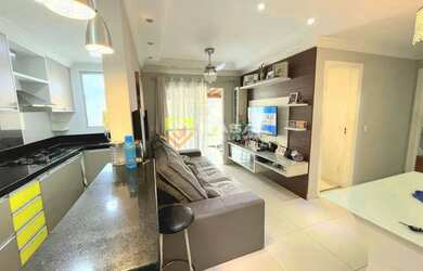 Imagem: O apartamento possui 2 Dormitórios, 1 Banheiro, 1 Vaga na garagem