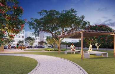 Imagem: O apartamento possui 2 Dormitórios, 1 Banheiro, 40m² de Área