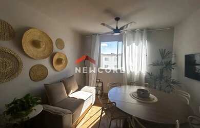 Imagem: O apartamento possui 2 Dormitórios, 1 Banheiro, 1 Vaga na garagem