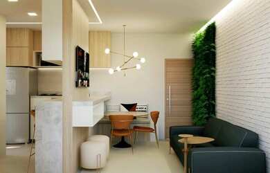 Imagem: O apartamento possui 3 Dormitórios, 1 Banheiro, 1 Vaga na garagem