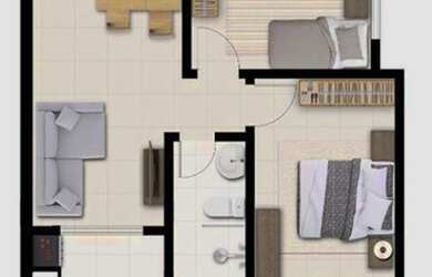 Imagem 6: Apartamento à venda, 45 m² por R$ 199.000,00 - Braga - São José dos...